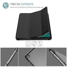 Smartcase Black Protective Case for T510 – No Pen Slots