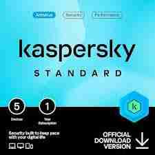 Kaspersky Standard (Antivirus) 5 Devices 1 Year