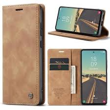 Caseme Brown Flip Case for Honor X5C