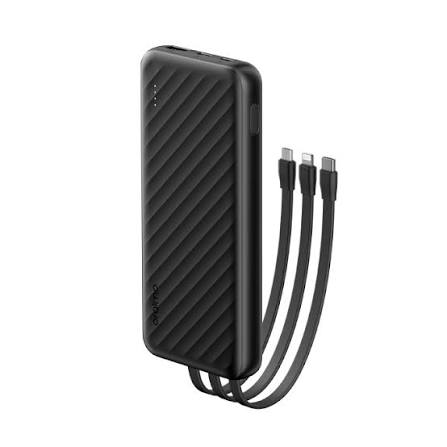 Oraimo 10000mAh 12W Power Bank with Built-In Cables