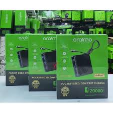 Oraimo 20000mAh Small 30W Power Bank