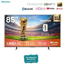 Hisense 85A6QKEN 85-Inch 4K UHD Frameless Smart TV