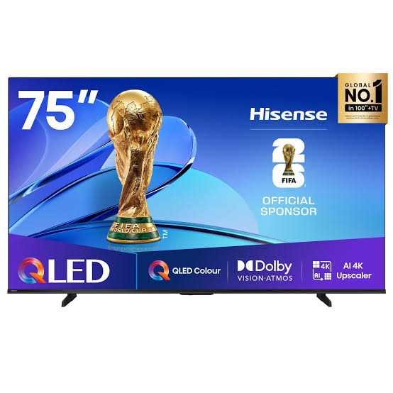 Hisense 75 QLED 4K Smart Frameless Q6 Series